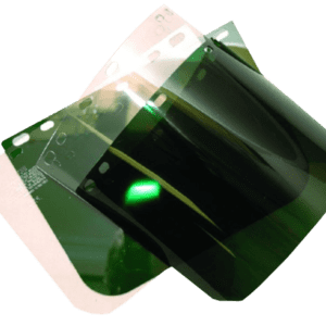 CLEAR 8 X 11 MOLDED FACESHIELD WINDOW
