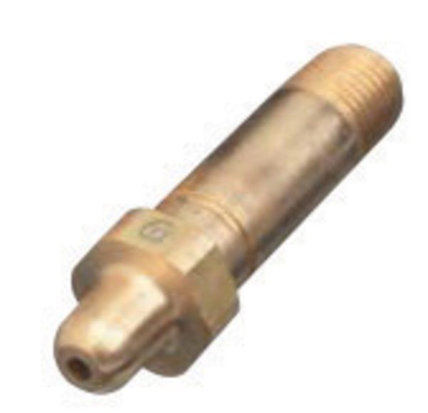 NIPPLE, CGA-326 W/CHECK VALVE