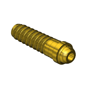 NIPPLE, SPIRAL, B SIZE 3/8" ID HOSE, 1-5/8"L